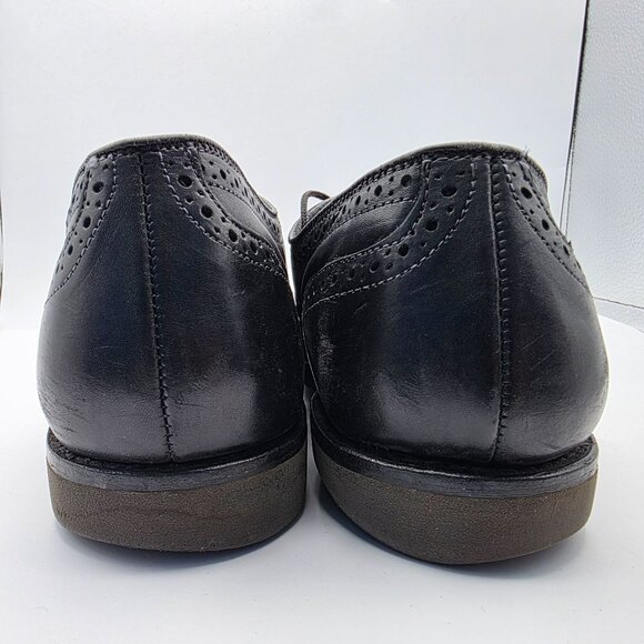 Allen Edmonds Road Warrior Mens Size 9.5 Black Wing Tip Brogue Derby Dress - Picture 5 of 13